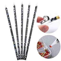 1/2/3/5PCS Nail Art Dotting Pencil Rhinestone Picker Contactless Pick Up Tool For Crystal Wax Pencil For Stones Accessories