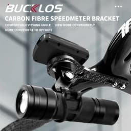 BUCKLOS Bicycle Computer Holder Carbon Fiber Sport Camera Bracket Road Gravel Cycling Bracket for Garmin Cycling GPS Bike Mount
