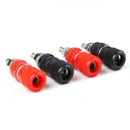 10 PCS JS-910B 999B Binding Posts Terminals 4mm Banana Plug Socket 4mm Terminal Connector for Amplifier Arduino