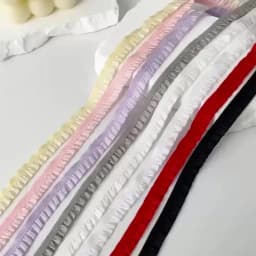 5Meters Elastic Lace Trim Ribbons for Party Dress Decoration Clothing DIY Crafts Supplies Needlework High Quality Sewing Fabric