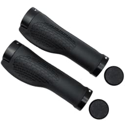 PE Rubber MTB Bike Grips Handlebar Cover Rubber Soft Anti-Skid Bicycle Grip Alloy Lock Bar BMX Handle Cuffs Cycling Accessories