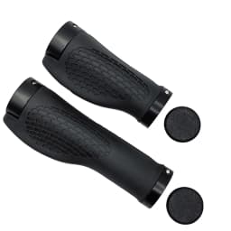 PE Rubber MTB Bike Grips Handlebar Cover Rubber Soft Anti-Skid Bicycle Grip Alloy Lock Bar BMX Handle Cuffs Cycling Accessories