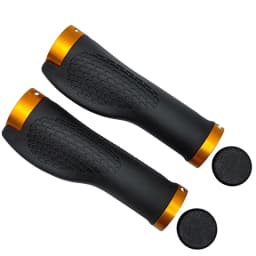 PE Rubber MTB Bike Grips Handlebar Cover Rubber Soft Anti-Skid Bicycle Grip Alloy Lock Bar BMX Handle Cuffs Cycling Accessories