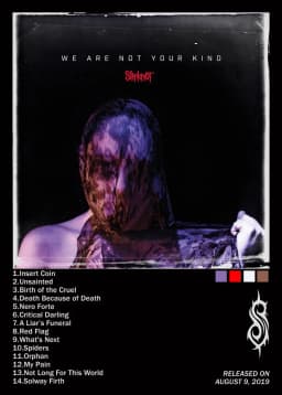 Heavy Metal Band Rap-Metal Music S-Slipknot Album Cover Poster Canvas Picture Wall Art for Fans The Gray Chapter Song Home Decor