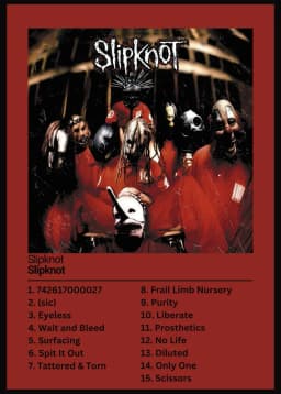Heavy Metal Band Rap-Metal Music S-Slipknot Album Cover Poster Canvas Picture Wall Art for Fans The Gray Chapter Song Home Decor