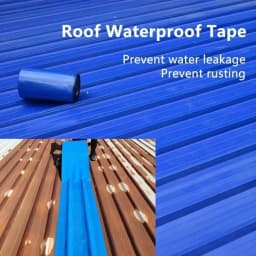 Butyl Patching Roof Waterproofing Tape for Roof Tile Crack Self-adhesive Aluminum Foil Waterproofing Waterproof Sealing Band