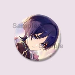 Popular Game Figure Wanderer Badges Genshin Impact Round Brooches Cartoon Cosplay Lapel Pins Backpacks Bag Accessories Fan Gifts