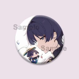 Popular Game Figure Wanderer Badges Genshin Impact Round Brooches Cartoon Cosplay Lapel Pins Backpacks Bag Accessories Fan Gifts