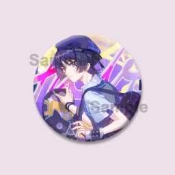 Popular Game Figure Wanderer Badges Genshin Impact Round Brooches Cartoon Cosplay Lapel Pins Backpacks Bag Accessories Fan Gifts