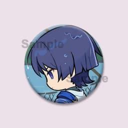 Popular Game Figure Wanderer Badges Genshin Impact Round Brooches Cartoon Cosplay Lapel Pins Backpacks Bag Accessories Fan Gifts