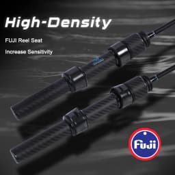 MIFINE Nano Jig Zero Spinning Rod Ultra-lightweight Fishing Rod 0.2-0.8g 1.68m/1.83m Fuji Rings MF Action for Bass Trout Fishing