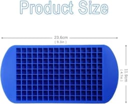 Silicone Mini Ice Cube Trays Small 1cm Stackable Easy Release 160 Crushed Ice Cube Molds Tiny Crushed Ice Cubes Maker Mold