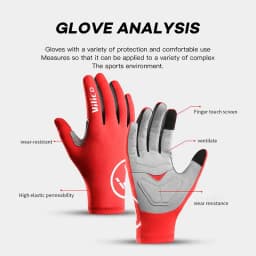 Touch Screen Long Full Fingers Half Fingers Gel Sports Cycling Gloves MTB Road Bike Riding Racing Women Men Bicycle Gloves