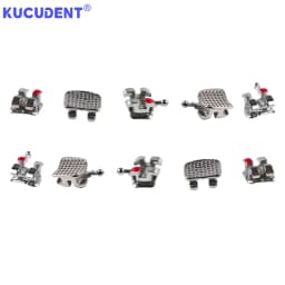 20Pcs/1Pack Dental Orthodontic Brackets Brace Roth/MBT 022 345 Hooks Metal Monoblock Brackets Dentist Treatment Ortho Materials