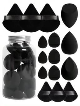 12/15Pcs Makeup Sponge Cosmetic Puff Foundation Sponges Blender Beauty Egg Powder Puffs Women Make Up Accessories Makeup Tools