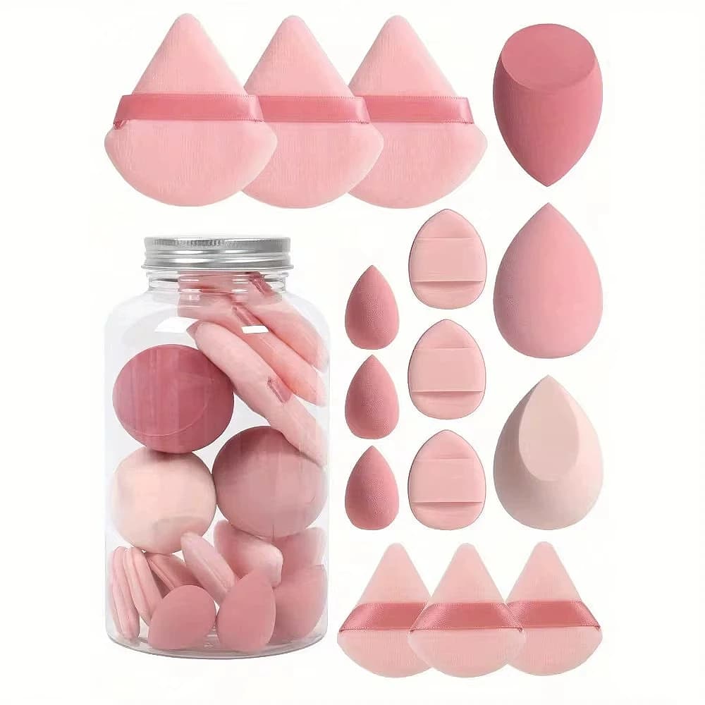 12/15Pcs Makeup Sponge Cosmetic Puff Foundation Sponges Blender Beauty Egg Powder Puffs Women Make Up Accessories Makeup Tools