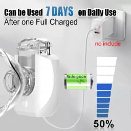 Mini Portable Nebulizer Handheld Inhaler Ultrasonic Nebulizer Medical Grade Atomizer Kids Adult for Cough Asthma