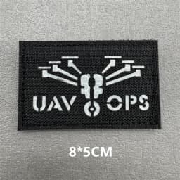 3D Tactical Patches IR Reflective Badge on Backpack Vest Clothing DIY Morale Tactical Badges Hook&Loop Laser Cut Supplies