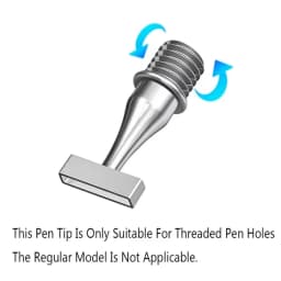 Metal Screw Thread Tips Replaceable Point Drill Pens Heads Diamond Painting Dot Drill Tool Embroidery Cross Stitch Accessories