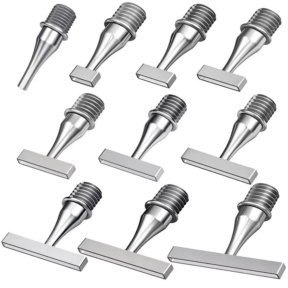 Metal Screw Thread Tips Replaceable Point Drill Pens Heads Diamond Painting Dot Drill Tool Embroidery Cross Stitch Accessories