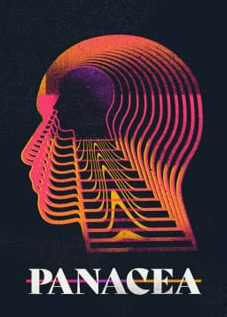 Abstract Futurism Wall Art Dark Colorful Character Geometry Canvas Print Trendy Retro Poster for Living Room Home Decor Gift