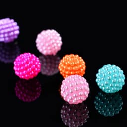 20p 12mm Bayberry Beads Round Acrylic Beads Loose Spacer Beads DIY Accessories beading Jewelry Europe necklace Making for women