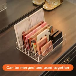 Acrylic Eyeshadow Palette Makeup Organizer 7-Section Makeup Palette Organizer Cosmetics Storage Holder for Eyeshadow Palettes