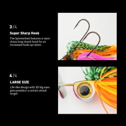 Fishing lure metal bait 15g 0.53OZ spinner bait Big Blade Jig wobbler Fishing lure for bass pike