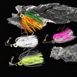 Fishing lure metal bait 15g 0.53OZ spinner bait Big Blade Jig wobbler Fishing lure for bass pike