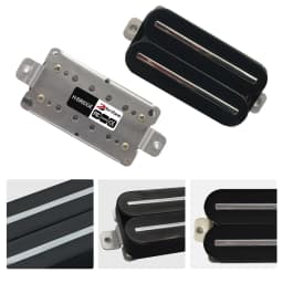 Phrilam Pro Super Power Electric Guitar Hot Dual Rails Pickup Humbucker Pickup 14.1K Black Guitar Parts