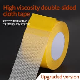 10M Double Sided Tape High Viscosity Grid Fiber Transparent Double Sided Tape Sticky Waterproof Adhesive Fiber Mesh Tapes