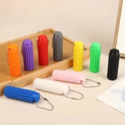 "Tactile Sensory Keychain | BPA-Free Fidget Anxiety Relief Toy with Spiky Grip, Portable Office Desk Stress Relief Tool "