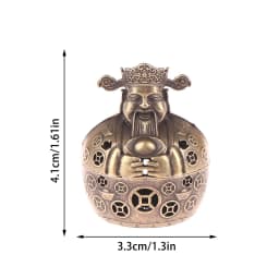 Elephant Lucky Incense Burner Metal Lotus Incense Burner Bowl Incense Holder With Handle Yoga Meditation Home Decor AncientStyle