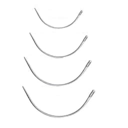 4Pcs Sewing Curved Needle Leather Craft Sewing Accessories C Type Stitching Sewing Leathercraft Needles for Shoe Repair Tools
