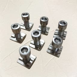 50 Pieces 25 Sets Stainless Steel M8 T-Slot Nut Set Slider Nut Industrial Aluminum Profile Accessories Spring Clip