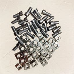 50 Pieces 25 Sets Stainless Steel M8 T-Slot Nut Set Slider Nut Industrial Aluminum Profile Accessories Spring Clip