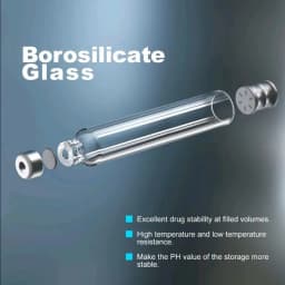 10/20/30/40/50pcs Independent Packaging 3ml Empty Glass Bottle Cassette Vial, Refillable Cosmetic Liquid Storage Container for B