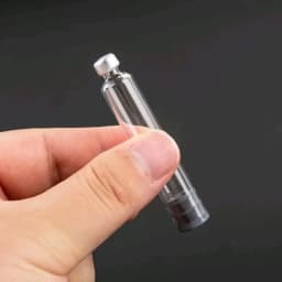 10/20/30/40/50pcs Independent Packaging 3ml Empty Glass Bottle Cassette Vial, Refillable Cosmetic Liquid Storage Container for B