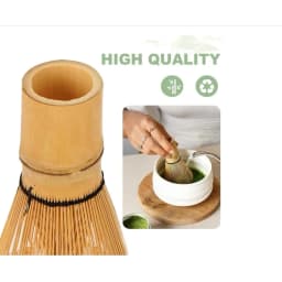Matcha Whisk - Bamboo Whisk for Matcha Powder, Handcrafted Organic Traditional Japanese Chasen Panese Chasen for Authentic Tea