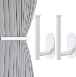 Adhesive Curtain Holdbacks Curtain Tie Backs Curtain Holdbacks No Drill Curtain Pull Backs Adhesive Curtain Hooks Curtain Holder