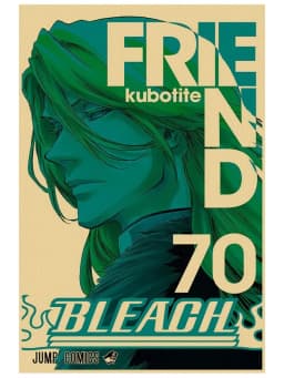 Anime Figure Bleach Poster Aesthetic Gigante Home Decoration Retro Manga Canvas Painting For Wall Art Mural Kawaii Room Decor