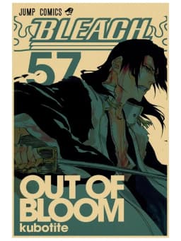 Anime Figure Bleach Poster Aesthetic Gigante Home Decoration Retro Manga Canvas Painting For Wall Art Mural Kawaii Room Decor