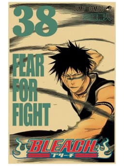 Anime Figure Bleach Poster Aesthetic Gigante Home Decoration Retro Manga Canvas Painting For Wall Art Mural Kawaii Room Decor