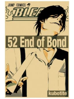 Anime Figure Bleach Poster Aesthetic Gigante Home Decoration Retro Manga Canvas Painting For Wall Art Mural Kawaii Room Decor