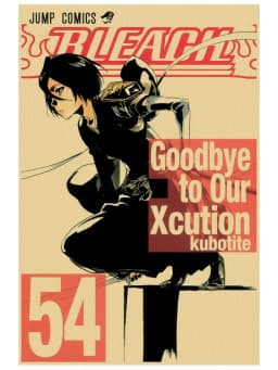 Anime Figure Bleach Poster Aesthetic Gigante Home Decoration Retro Manga Canvas Painting For Wall Art Mural Kawaii Room Decor