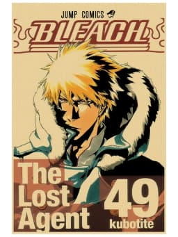 Anime Figure Bleach Poster Aesthetic Gigante Home Decoration Retro Manga Canvas Painting For Wall Art Mural Kawaii Room Decor