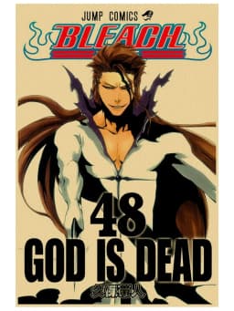 Anime Figure Bleach Poster Aesthetic Gigante Home Decoration Retro Manga Canvas Painting For Wall Art Mural Kawaii Room Decor