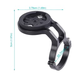 Bike Handlebar Computer Holder Aluminum Alloy Road Bike Code Meter Fixing Base Lightweight for Garmin/Wahoo/Bryton/XOSS/IGPSPORT