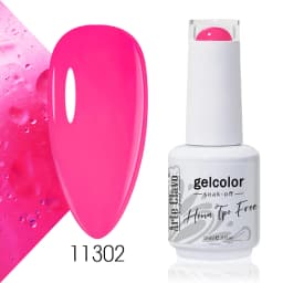 Arte Clavo Rose Red Color Series 15ml Gel Nail Polish Hot Sale Long Lasting Soak Off Varnish Hybrid Nail Art Top Bsae Maincure