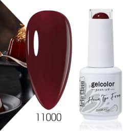 Arte Clavo Rose Red Color Series 15ml Gel Nail Polish Hot Sale Long Lasting Soak Off Varnish Hybrid Nail Art Top Bsae Maincure